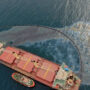 Race to transfer fuel from the damaged ship after Gibraltar collision
