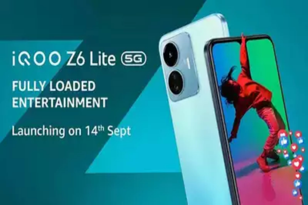 iQoo Z6 Lite 5G to launch on 14th Sept