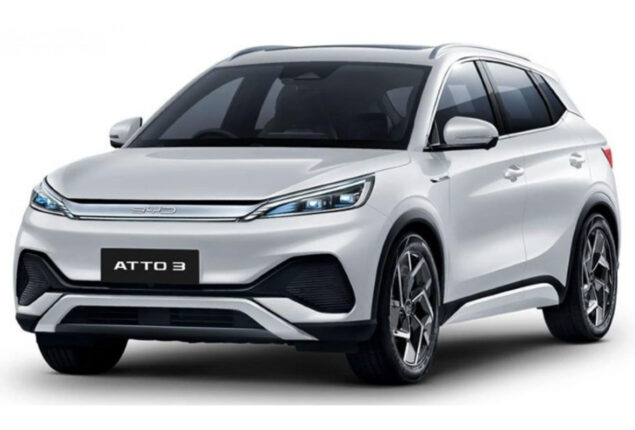 BYD to introduce Atto 3 electric SUV in India soon