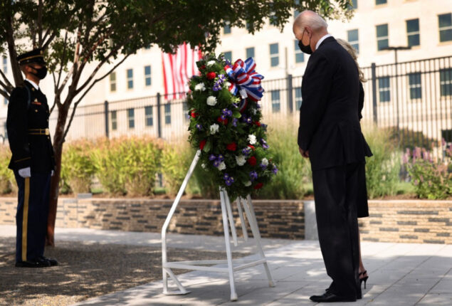 At the Pentagon’s 9/11 memorial service, Biden will address