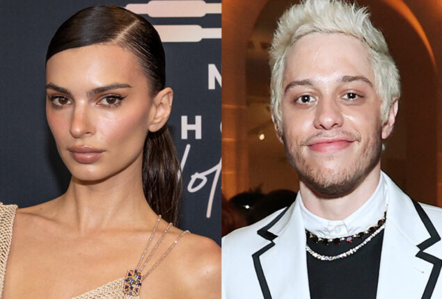 Pete Davidson, who is “very charming,” might date Emily Ratajkowski