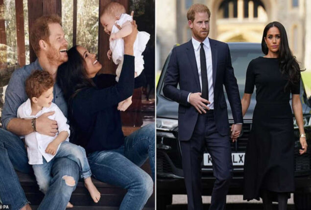Prince Harry: Archie and Lilibet are expected to fly UK on ‘sad’ day