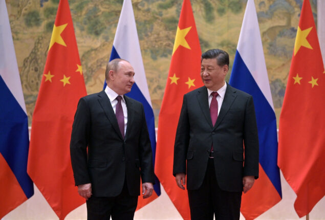 Xi Jinping says “China is ready to work with Russia” on certain “core interests,”