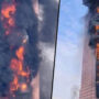 Skyscraper in China’s Changsha caught in raging flames