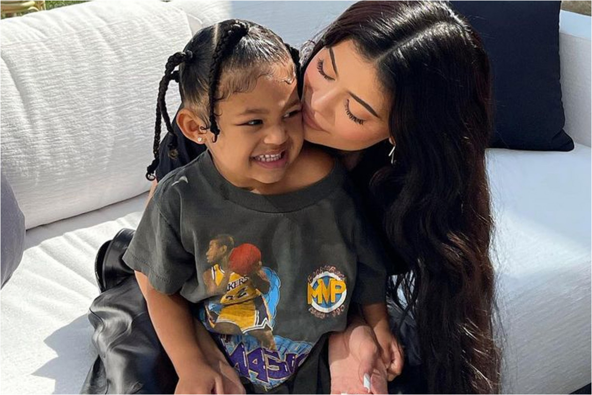 Stormi and Kylie Jenner