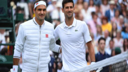 Novak Djokovic bids farewell to Roger Federer