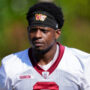 Brian Robinson resumes training after being shot twice