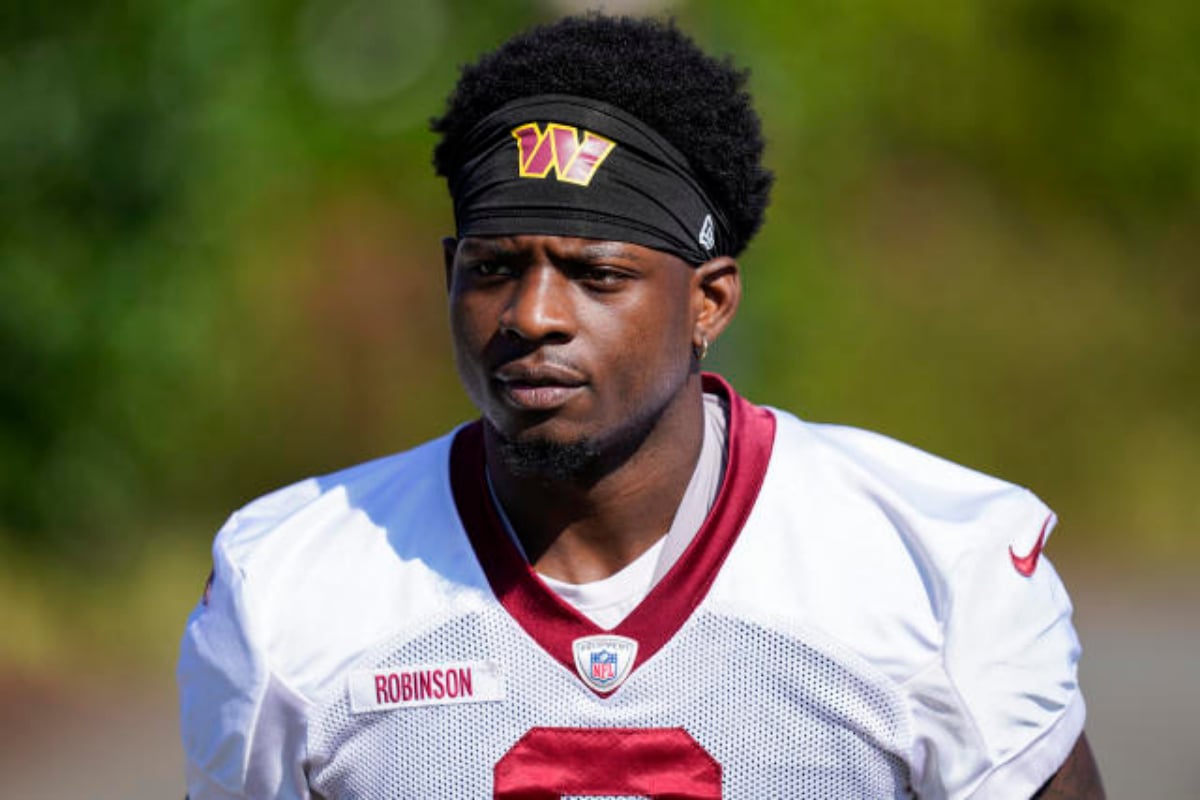 Brian Robinson resumes training after being shot twice