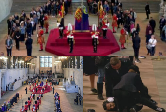 Man arrested upon approaching Queen Elizabeth II’s coffin