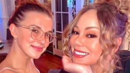 Mariah Carey with Millie Bobby Brown relived her single, 25-year-old years