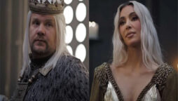 Kim Kardashian and James Corden do ‘House of the Dragon’