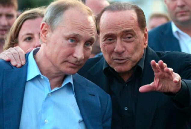 Silvio Berlusconi a former Italian prime minister defends Putin