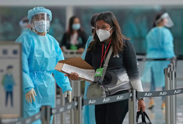 Hong Kong end its quarantine process in the hotel after landing in the country
