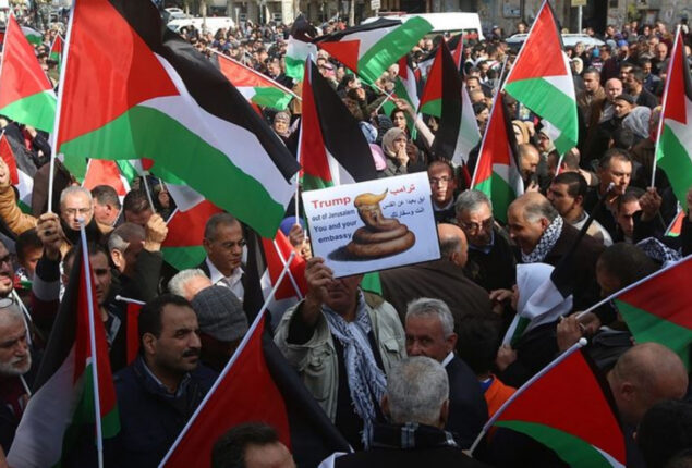 Palestinian anger over possible embassy move