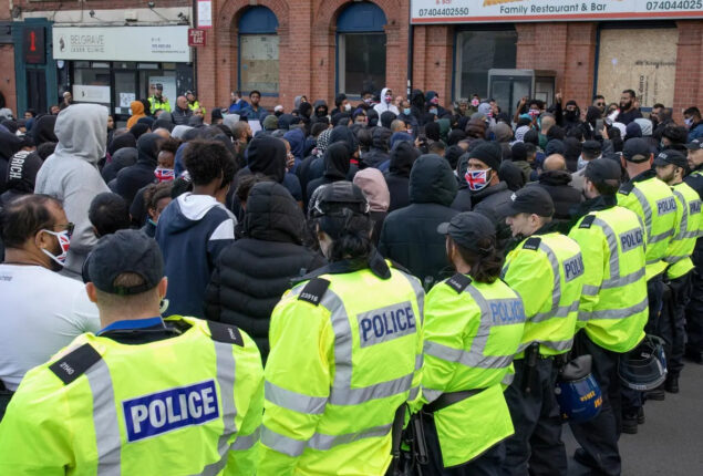 Five men charged by police in Leicester disorder