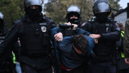 Russian draught protests continue with hundreds arrested