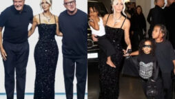 Kim Kardashian looks lovely while leaving Dolce & Gabbana show with kids