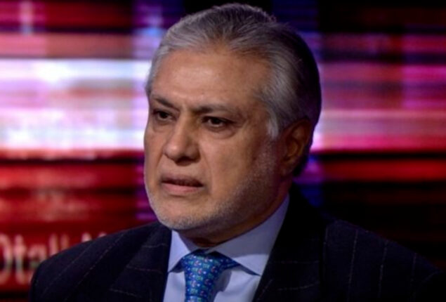 Ishaq Dar appears before court, notice issued to NAB