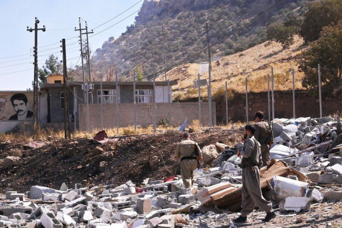 Kurdish protesters