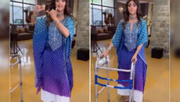 Shilpa Shetty Kundra is slowly getting better and back on her feet