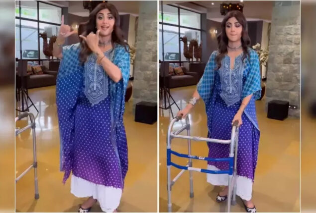 Shilpa Shetty Kundra is slowly getting better and back on her feet