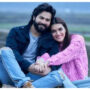 Varun Dhawan and Kriti Sanon share glimpses of a recording studio