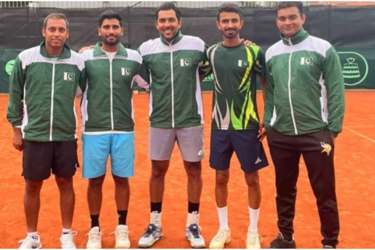 Pakistan's tennis team Davis Cup World