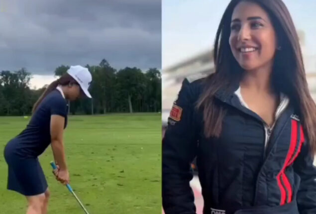‘I could do a lot of damage with this 9 iron’ Ushna Shah warns