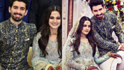 Check out glamorous photos from Aiman Khan, Muneeb Butt’s engagement