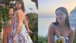 Ananya Panday captures a sunset in Italy