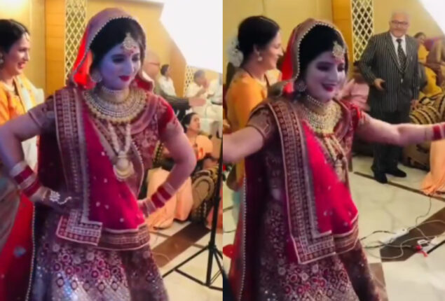 Bride welcomes groom with ‘Mere Saiyaan Superstar’ dance