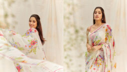 Janhvi Kapoor flaunts her curves in Saree as she looks ravishing