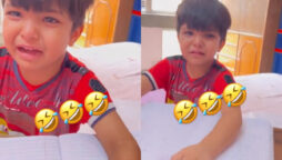Little boy crying