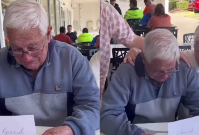 Woman requests that her grandfather walk her down the aisle