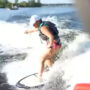 Indiana woman sets a new world record for wakeboarding 