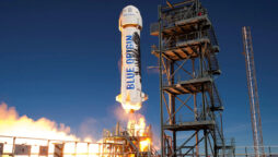 Rocket from Jeff Bezos' Blue Origin