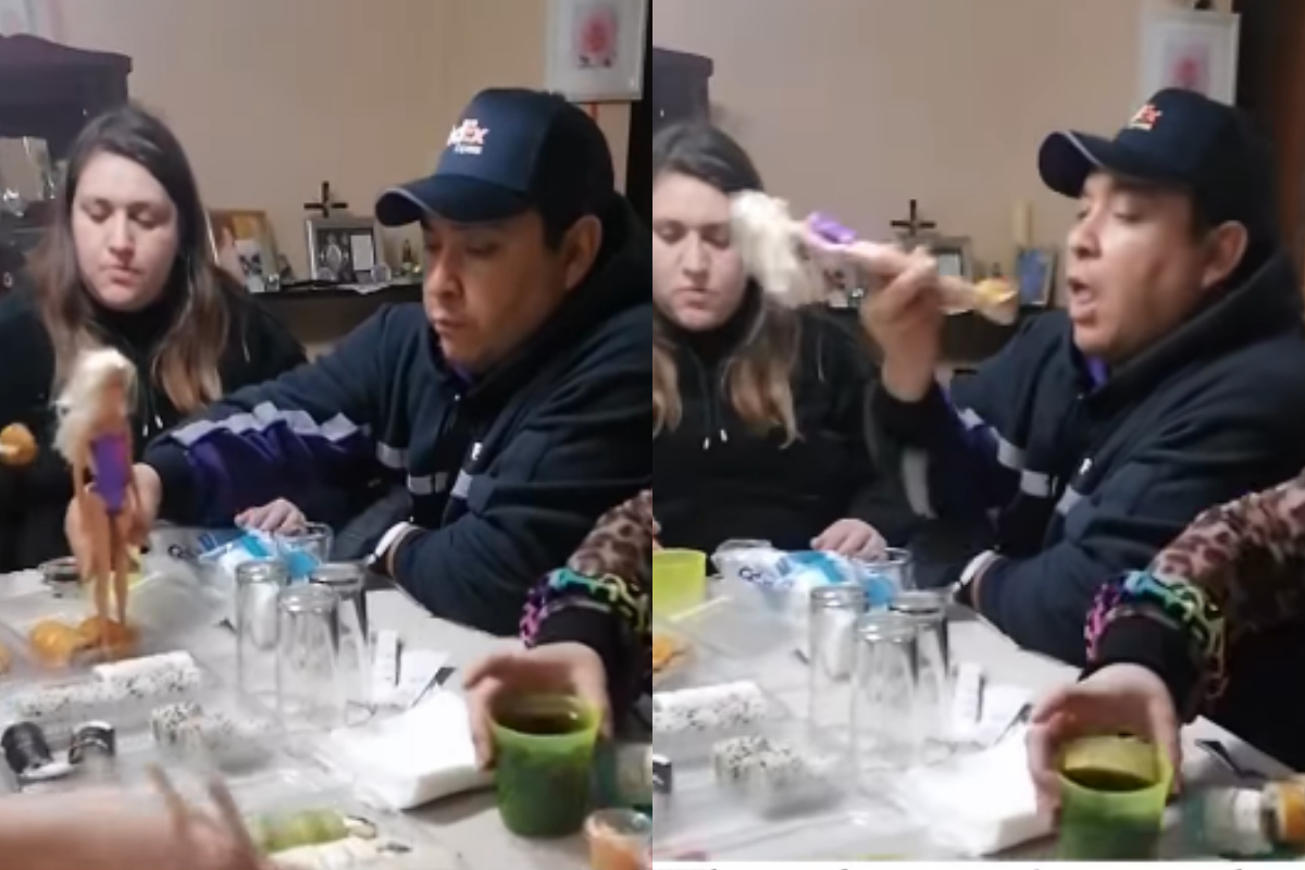 Barbie doll chopsticks