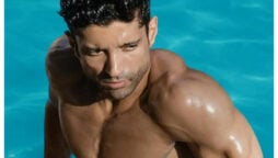 Farhan Akhtar flaunts his toned physique in a sizzling pool