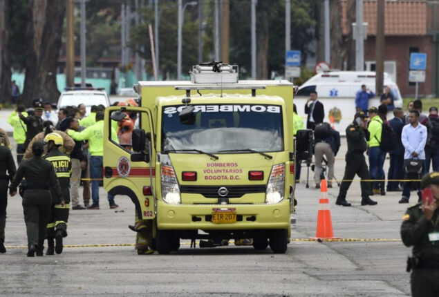 8 police officers killed in an explosion in southwestern Colombia