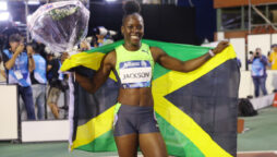 Fraser-Pryce: Jackson hands first 100m loss of the season