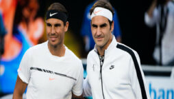 Roger Federer and Rafa Nadal teamed up for doubles match