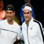 Roger Federer and Rafa Nadal teamed up for doubles match