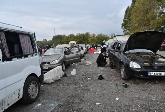 Civilian convoy attacked