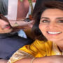 Ranbir Kapoor and Neetu performing  puja at Ganapati Visarjan