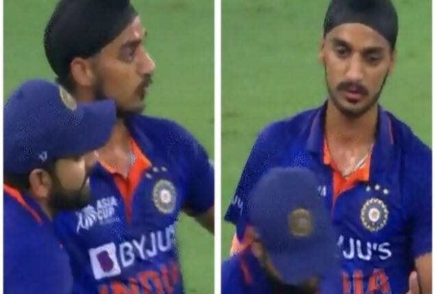 Arshdeep Singh ignored by Rohit Sharma, video went viral