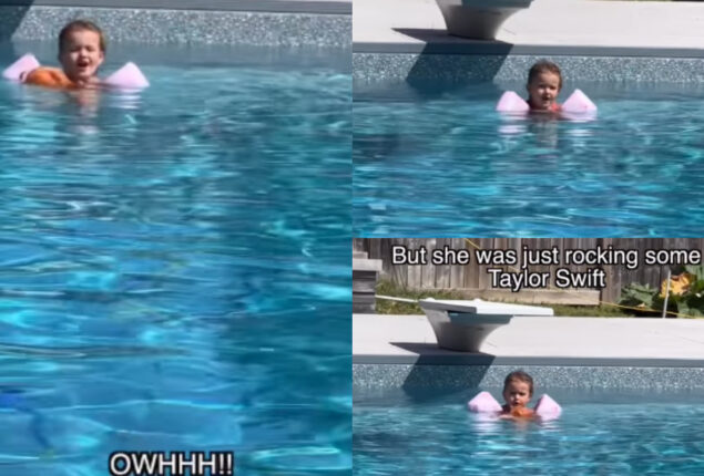 little kid sings loudly