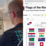 Teenage Lebanese who identifies all flags in record time