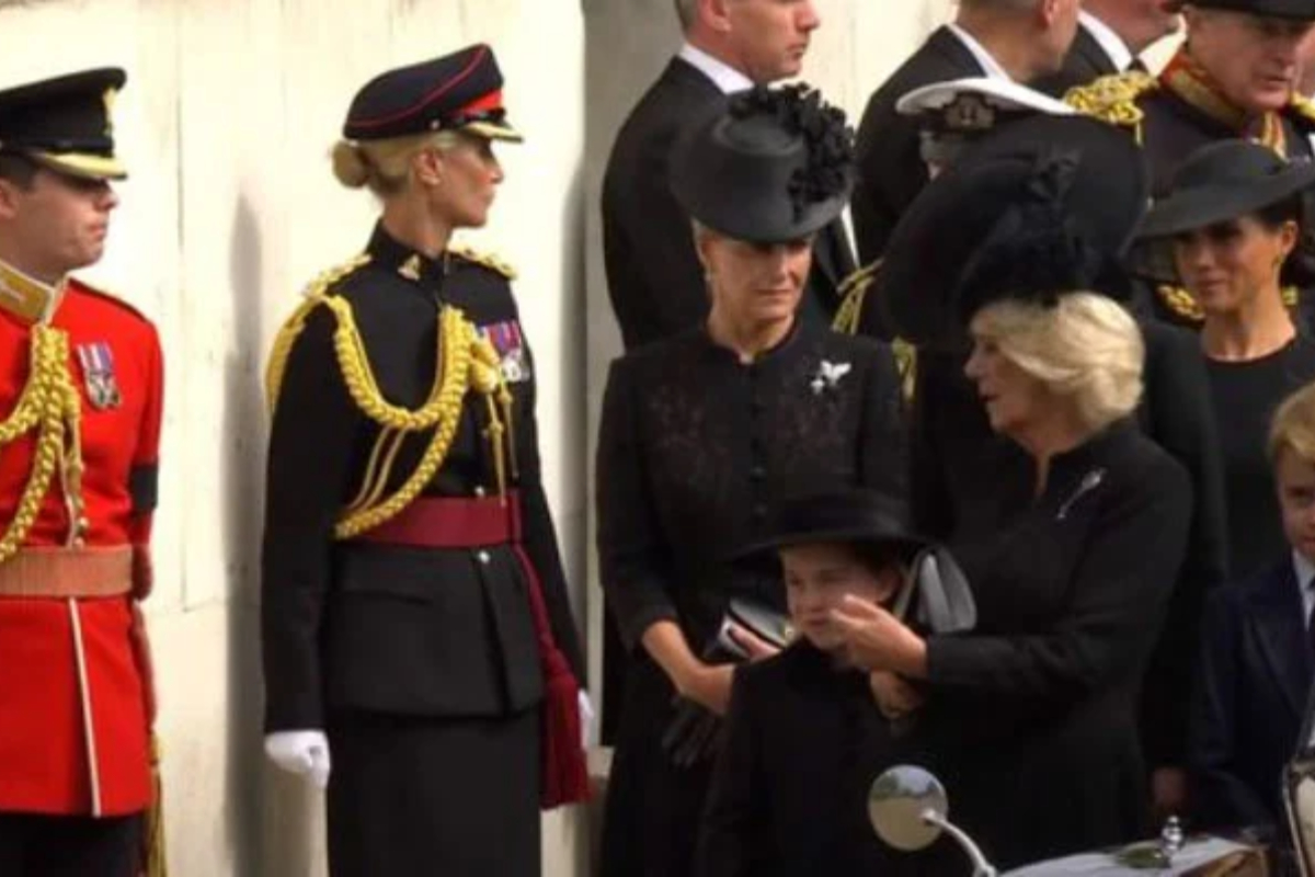 Camilla Parker Princess Charlotte's antics