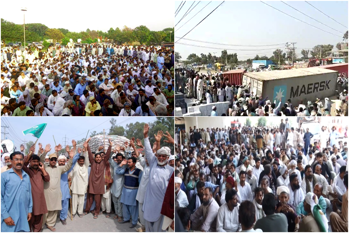 Kissan Ittehad Demonstrators