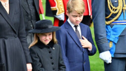 Princess Charlotte caught attention of Prince Harry during Queen Elizabeth II funeral